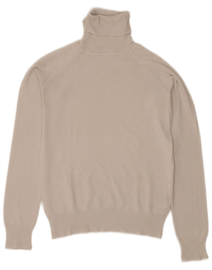 Sweter damski Zara z golfem UK 10, mały, szary, bawełniany