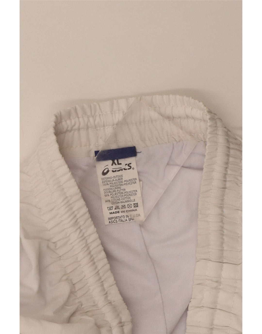 Męskie spodnie dresowe Asics Joggers XL Biały poliester