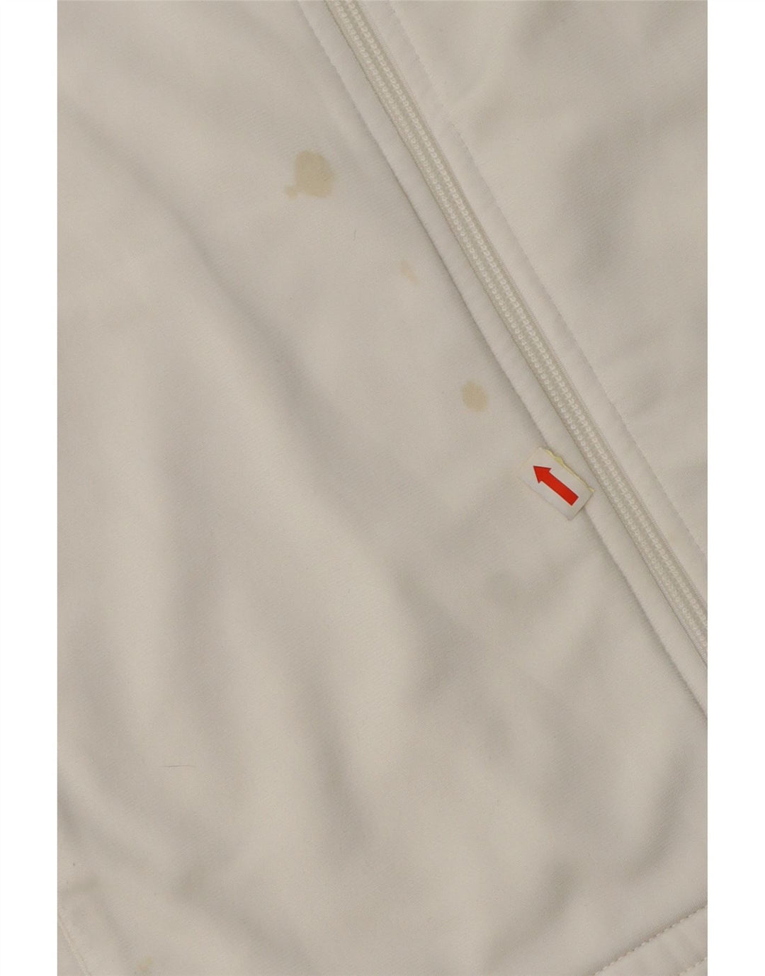 Męska kurtka dresowa ADIDAS, poliester w kolorze średniej bieli