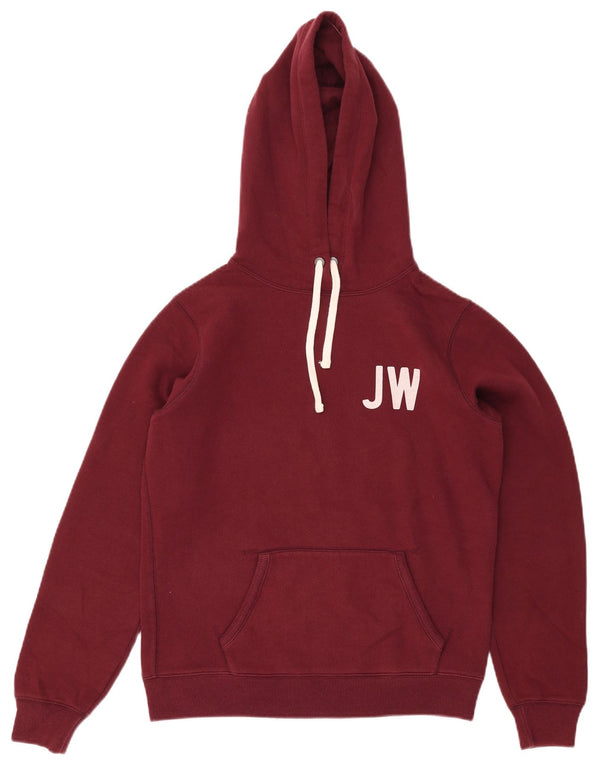 Damska bluza z kapturem Jack Wills, UK 12, średnia, bordowa bawełna