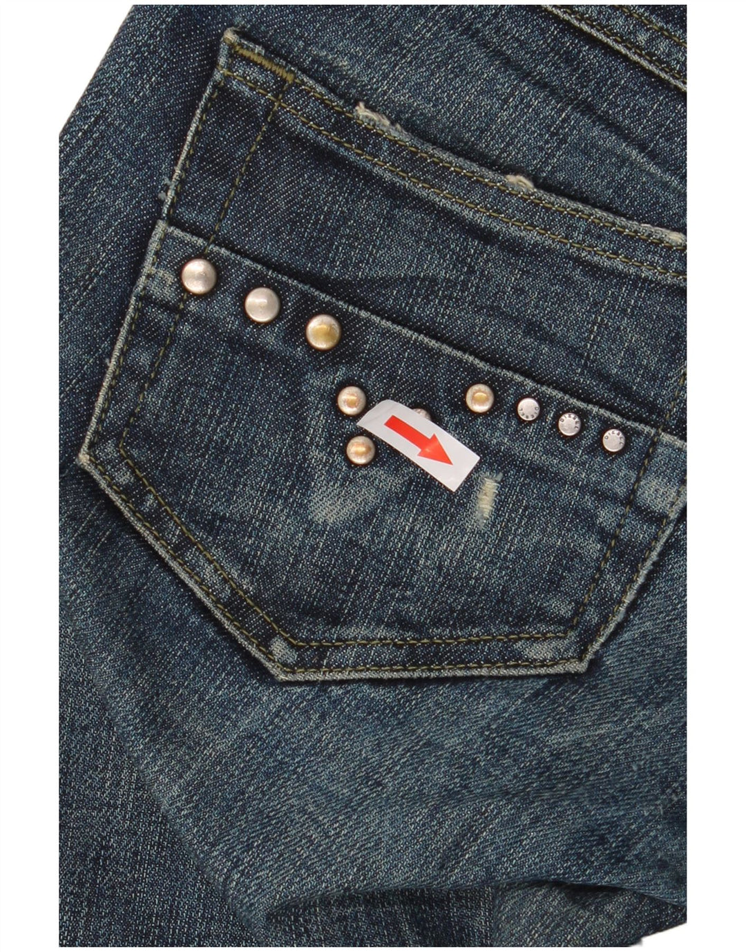 DIESEL Damskie jeansy slim W28 L32 Granatowe bawełniane