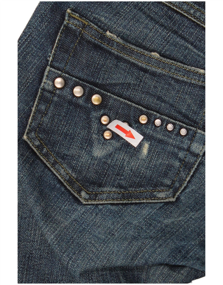 DIESEL Damskie jeansy slim W28 L32 Granatowe bawełniane