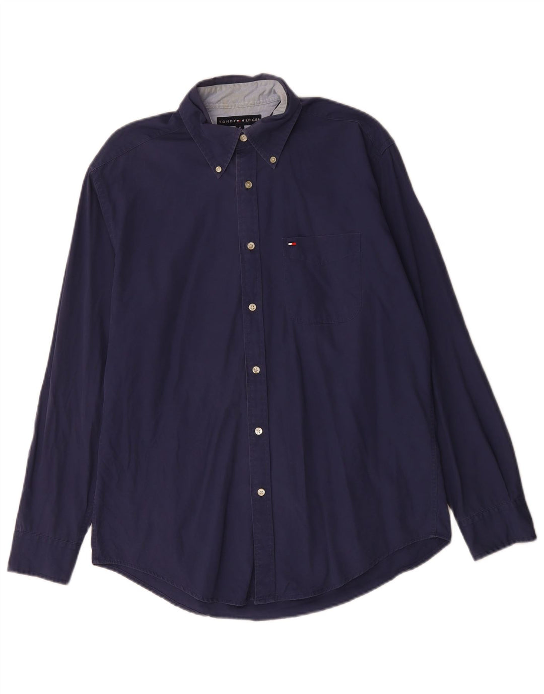 Koszula męska Tommy Hilfiger, średnia, granatowa, bawełniana