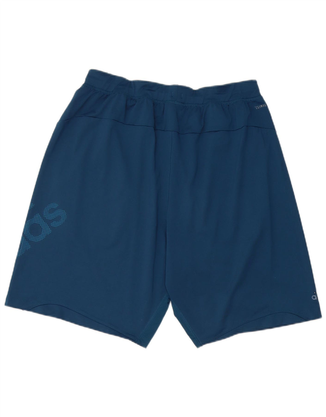 Męskie spodenki sportowe Adidas Climalite Graphic, duże, niebieskie, poliestrowe