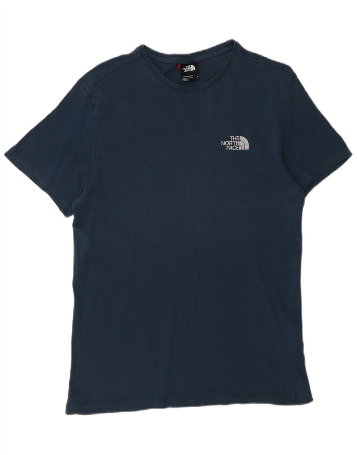 T-shirt męski The North Face, mały, niebieski, bawełniany