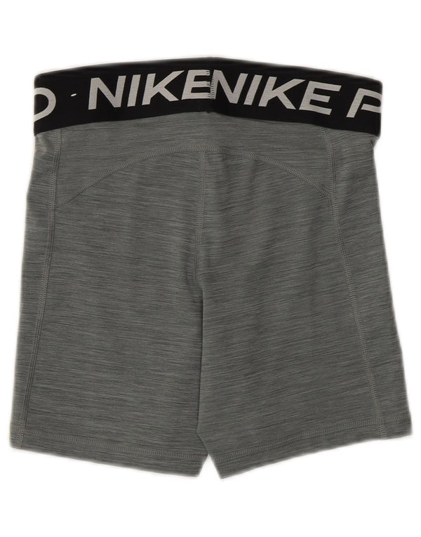 Damskie spodenki sportowe NIKE Dri Fit Graphic UK 10, małe, szary poliester