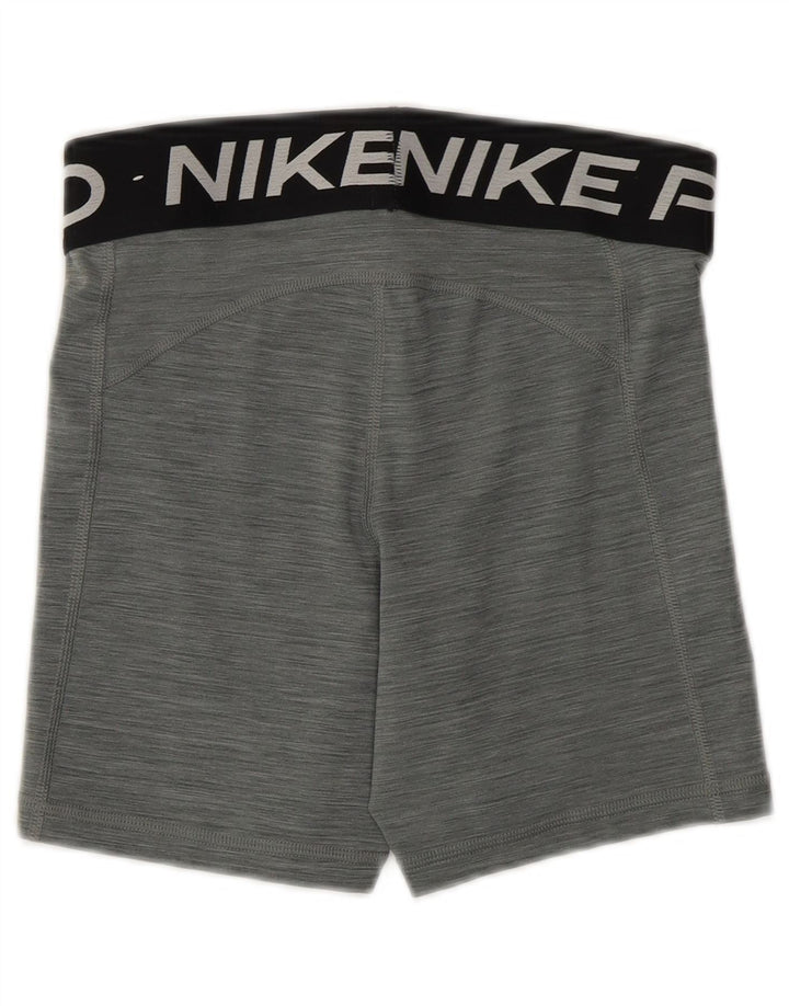 Damskie spodenki sportowe NIKE Dri Fit Graphic UK 10, małe, szary poliester