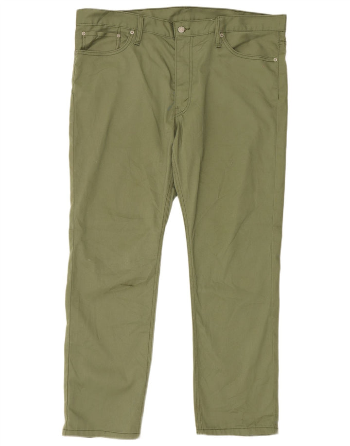 Męskie spodnie Levi's 511 Slim Casual W40 L30 Zielony poliester