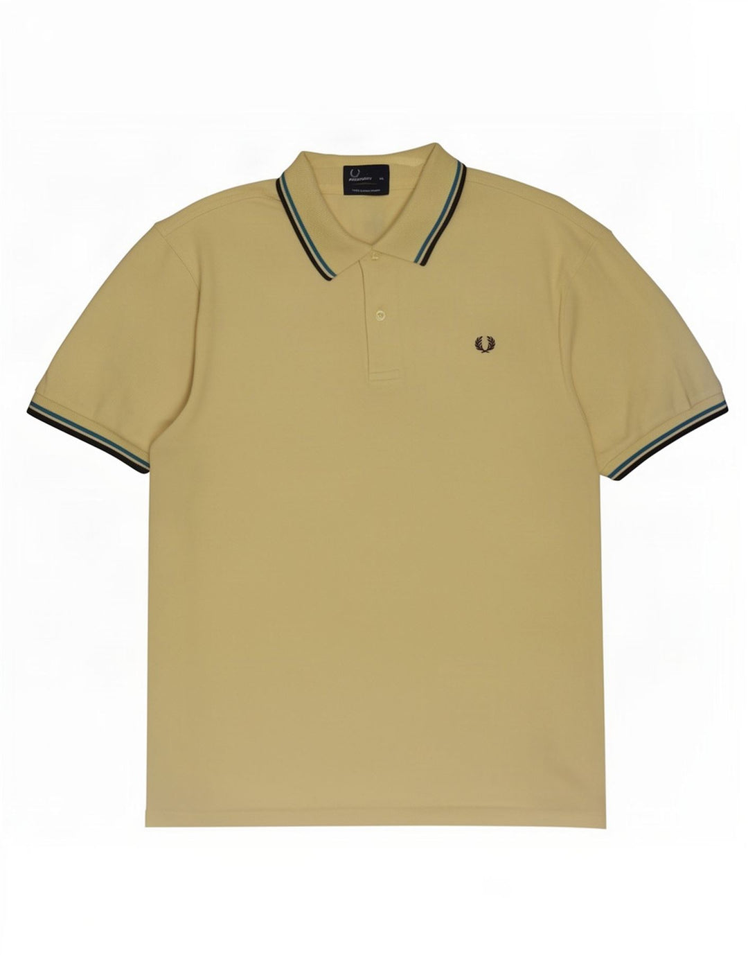 Męska koszulka polo Fred Perry XL, bawełniana w żółte paski