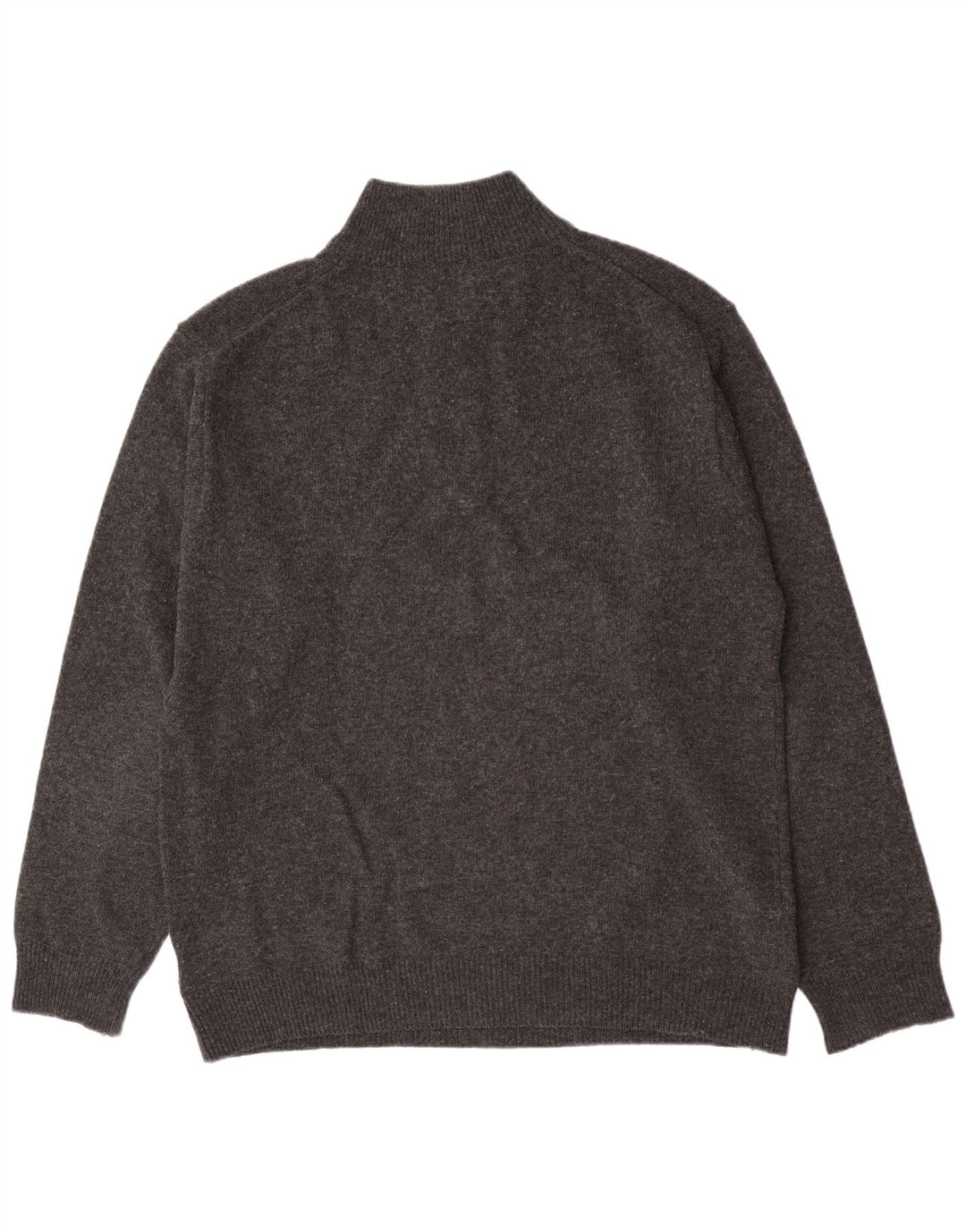 Męski sweter z zamkiem błyskawicznym Asics XL, szara wełna owcza