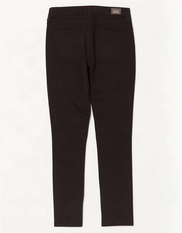 Damskie jeansy Levi's Skinny z wysokim stanem W30 L30, czarna bawełna