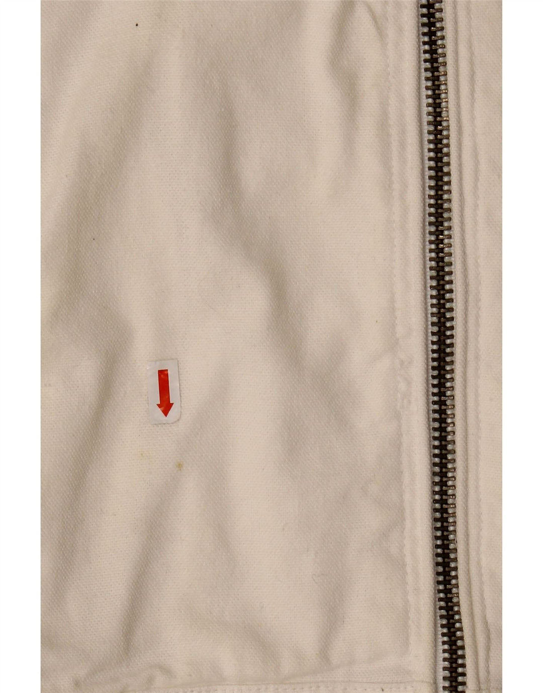 AMERICANINO Mens Bomber Jacket UK 36 Small White Cotton