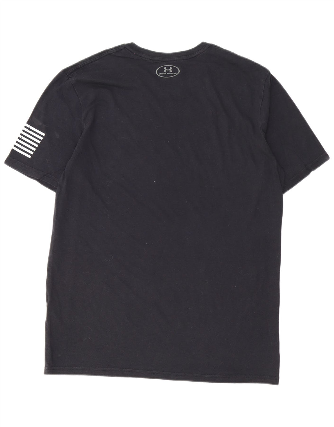 Męski T-shirt z grafiką UNDER ARMOUR Heat Gear, średni czarny, bawełniany