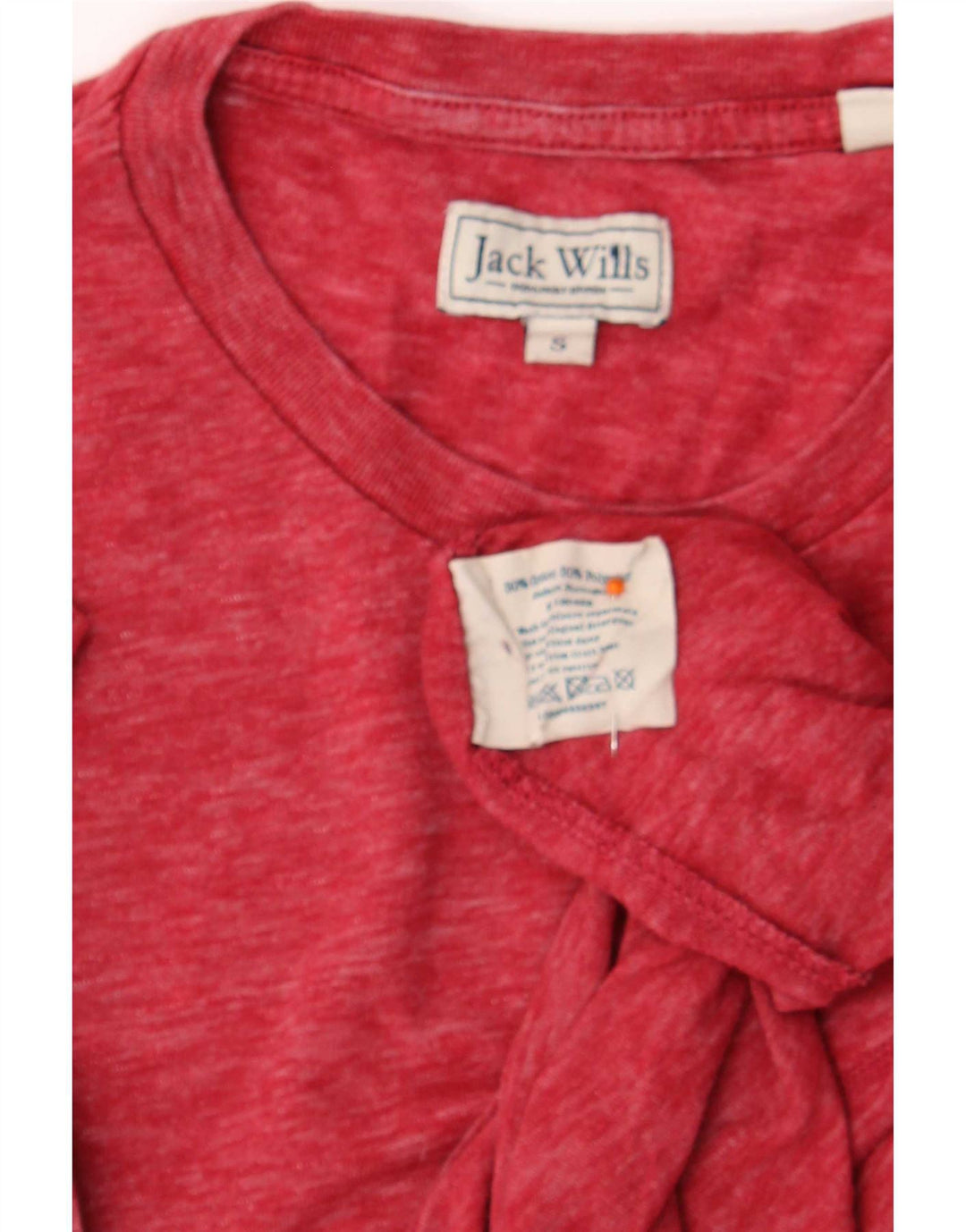 T-shirt męski Jack Wills, mały, czerwony, bawełniany