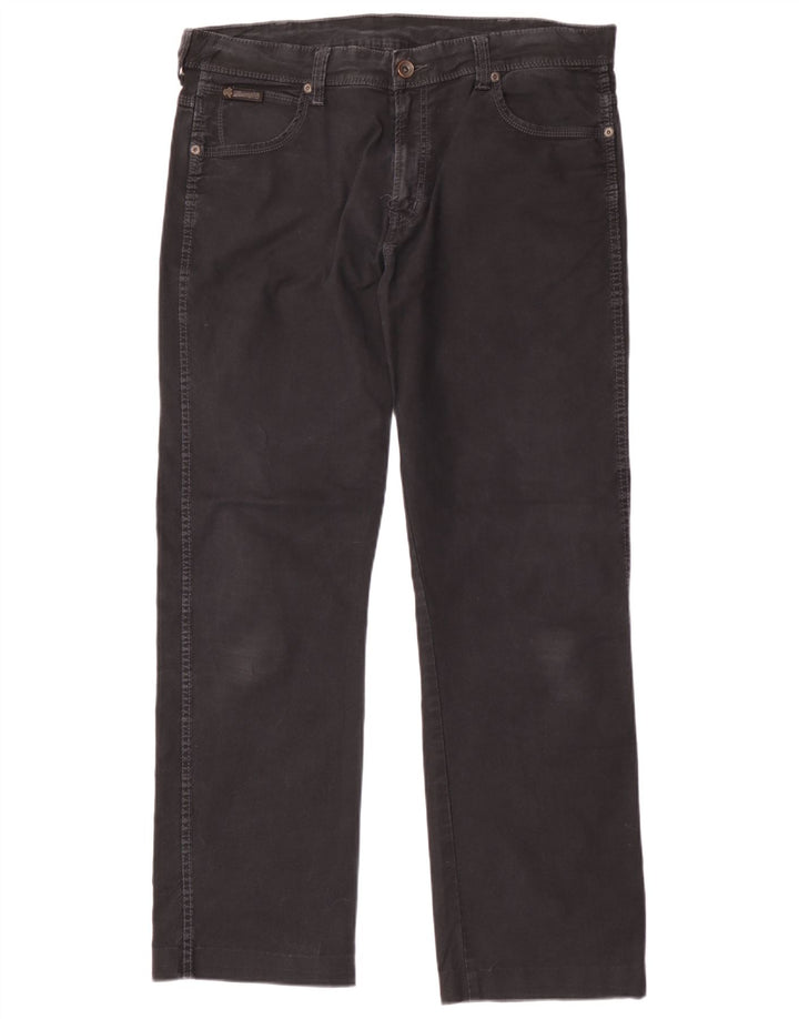 Męskie jeansy Wrangler Clyde Straight W36 L32 Czarne bawełniane
