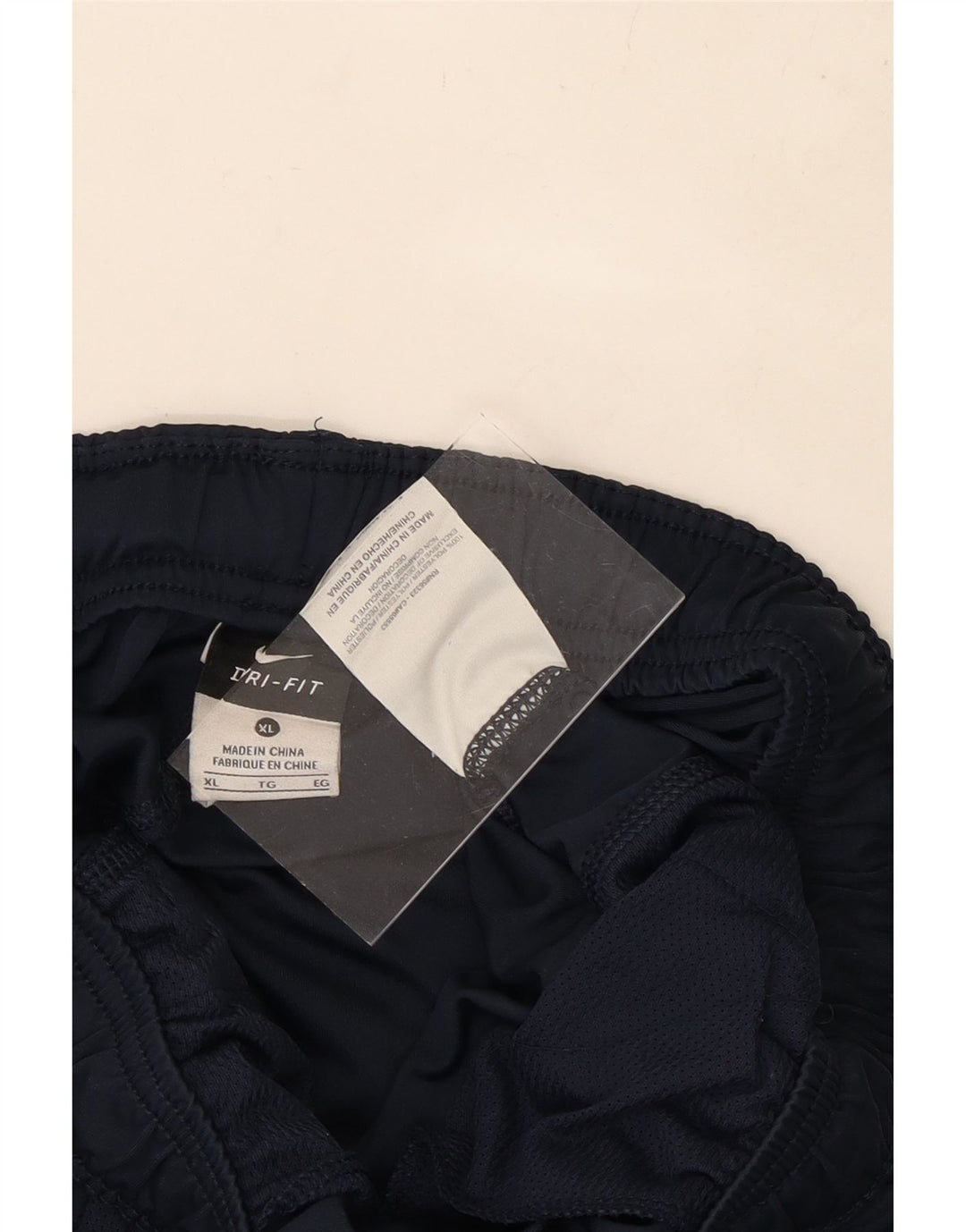 Męskie spodenki sportowe NIKE Dri Fit XL, granatowe, poliestrowe