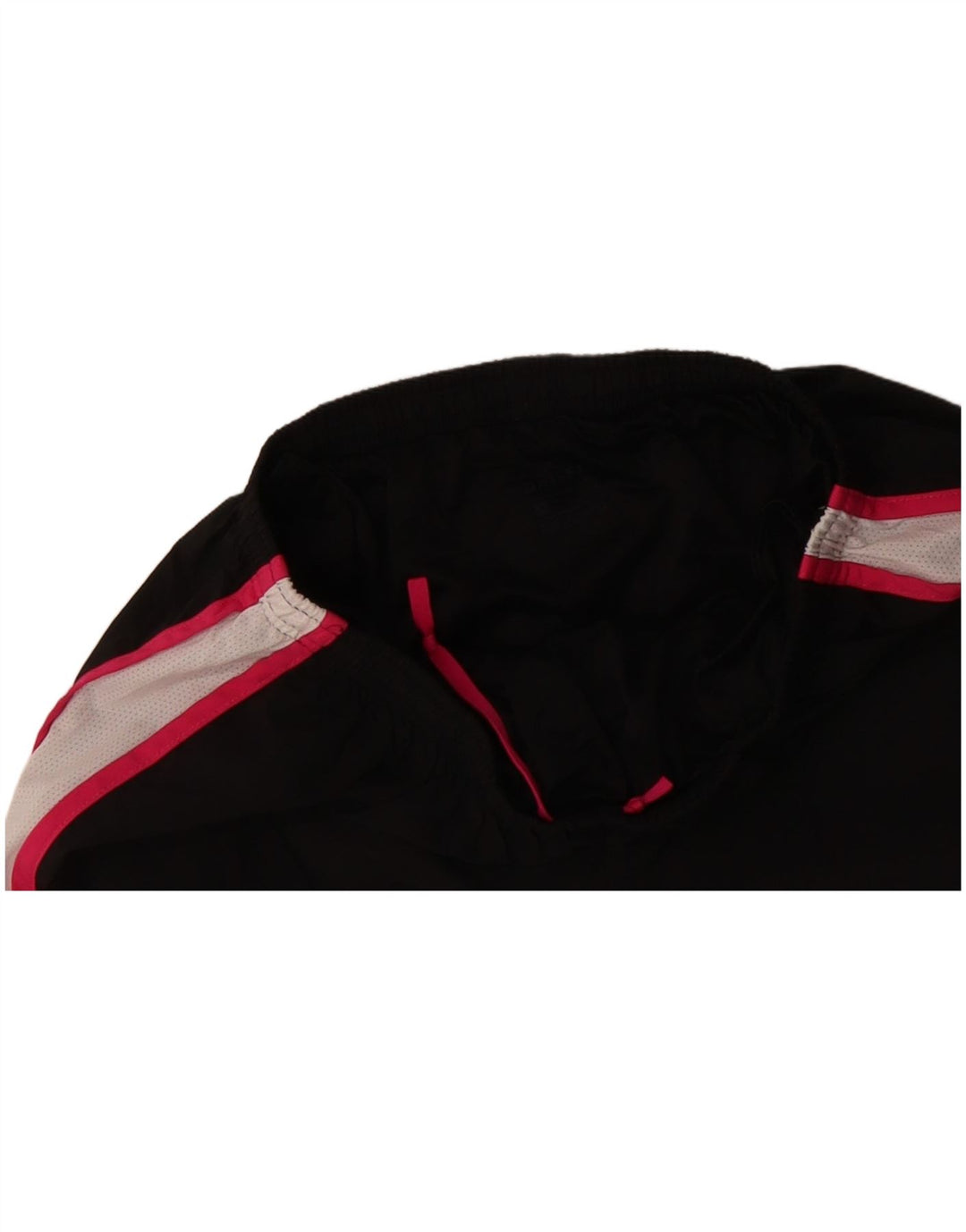 NIKE Womens Sport Shorts UK 12 Medium  Black Colourblock Polyester