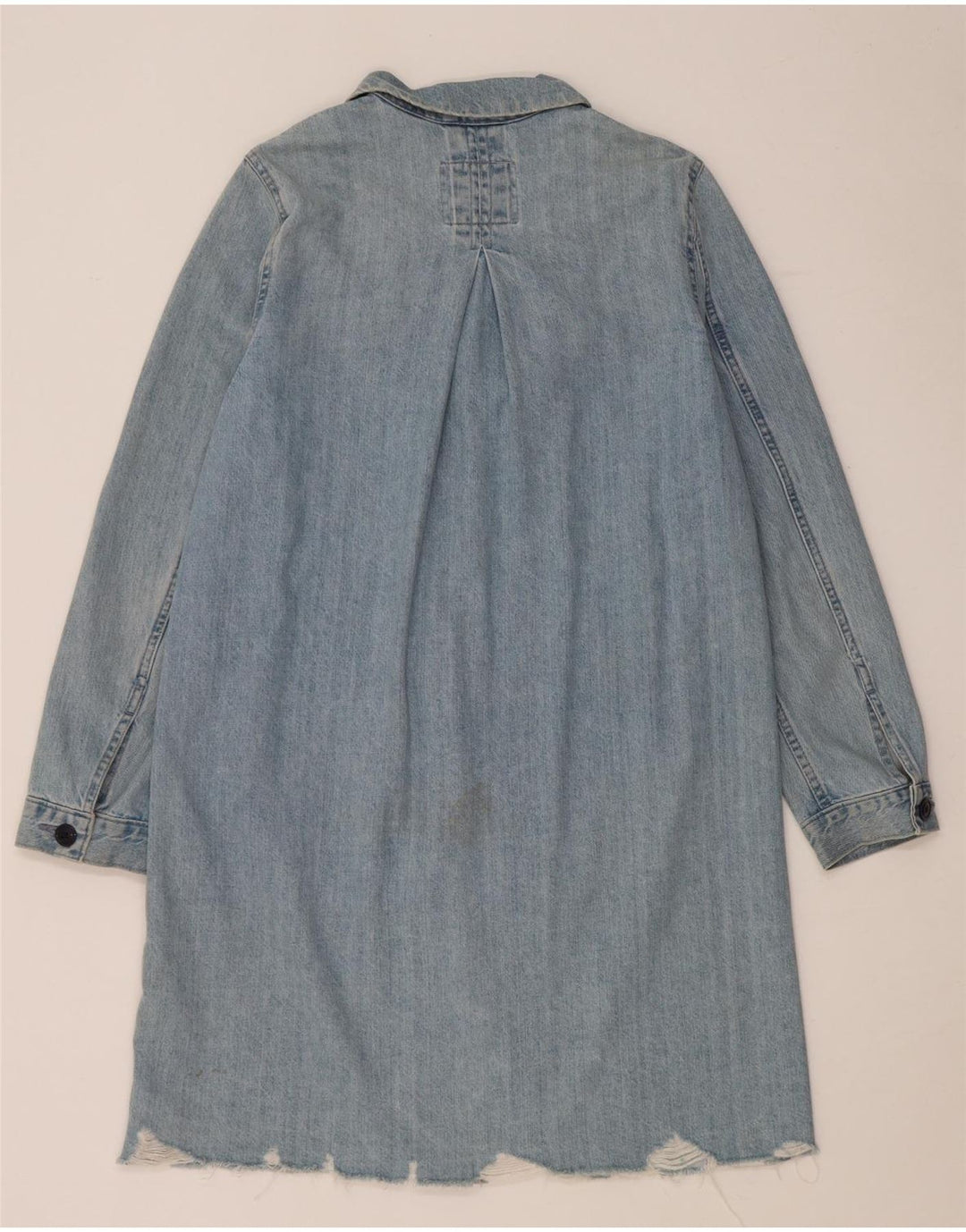 Damski płaszcz dżinsowy Levi's w trudnej sytuacji, oversize UK 10, mały, niebieski, bawełniany