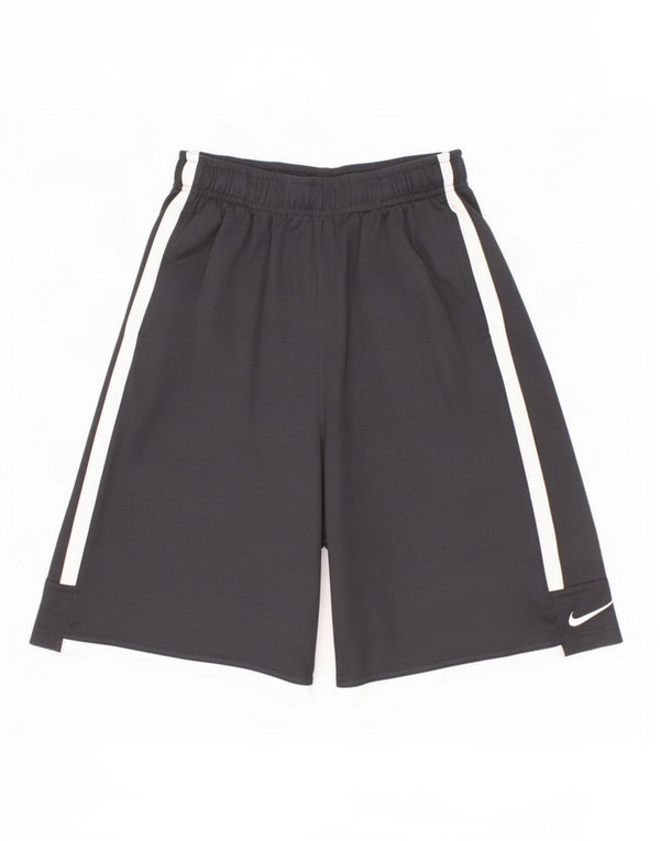 Chłopięce spodenki sportowe Nike Dri Fit Bermudy 13-14 lat XL, czarny poliester