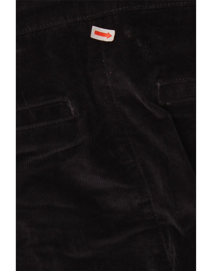 CREW CLOTHING Spodnie damskie sztruksowe UK 12 Medium W30 L28 Granatowe