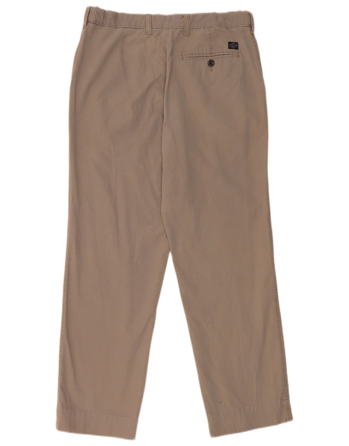 Damskie spodnie typu chino Regular Marks & Spencer W34 L29 Szara bawełna