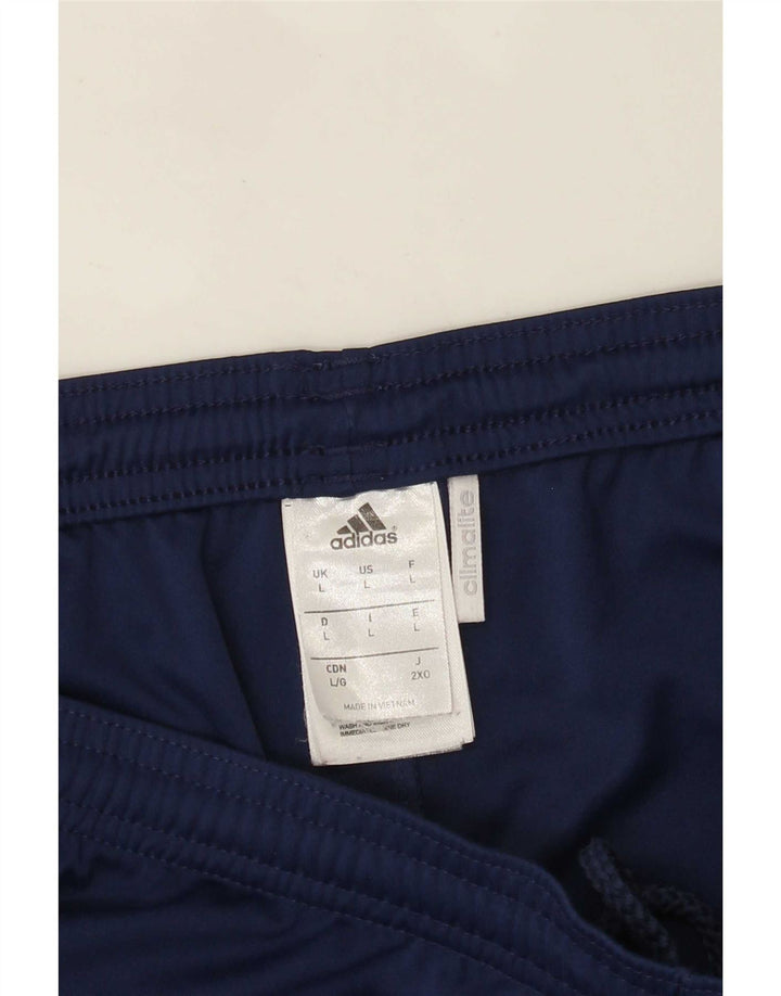 Męskie spodenki sportowe Adidas Climalite, duże, granatowe, z poliestru