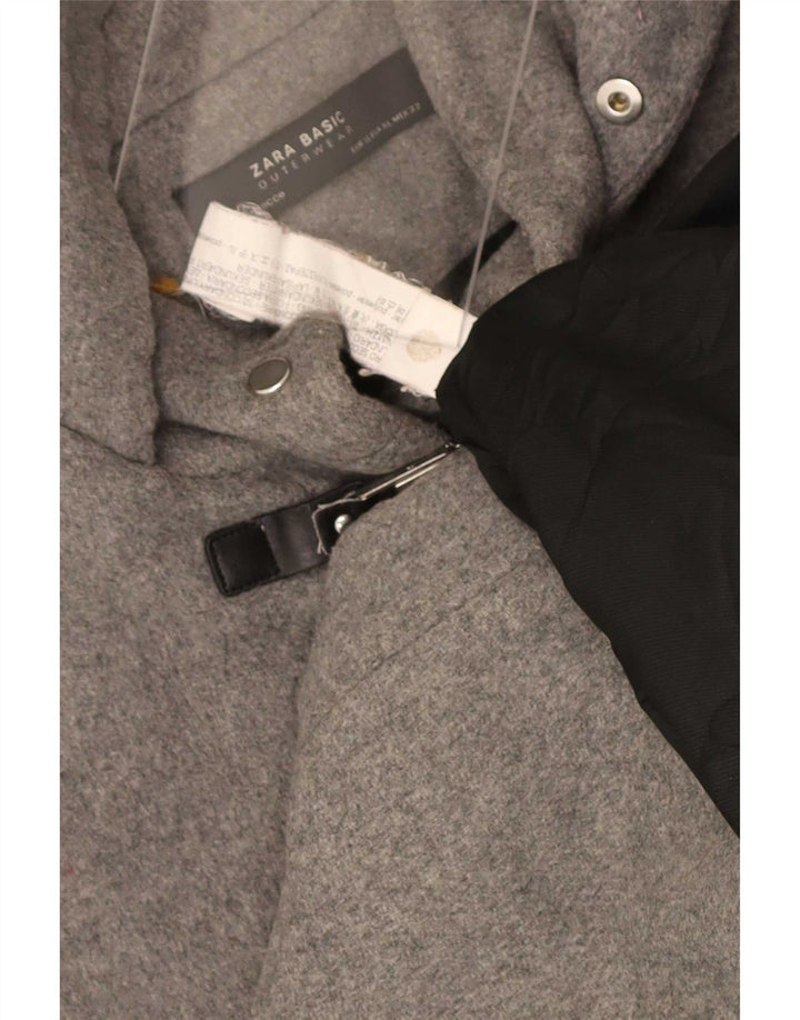 Damska kurtka marynarska z kapturem Zara UK 18 XL, szary poliester