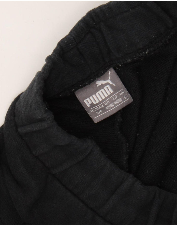 Męskie spodenki sportowe PUMA z grafiką, małe, czarne, z blokami kolorów