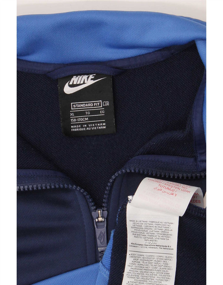 Kurtka chłopięca Nike Standard Tracksuit Top 13-14 lat XL, niebieska, z blokami kolorów