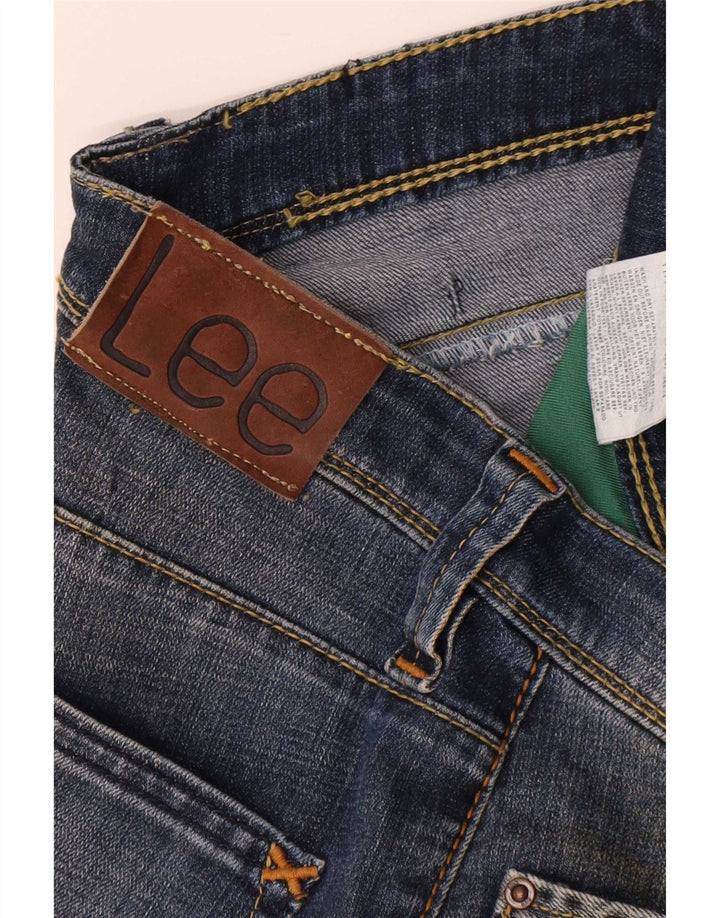Damskie jeansy Lee Slim W27 L30 Niebieskie bawełniane