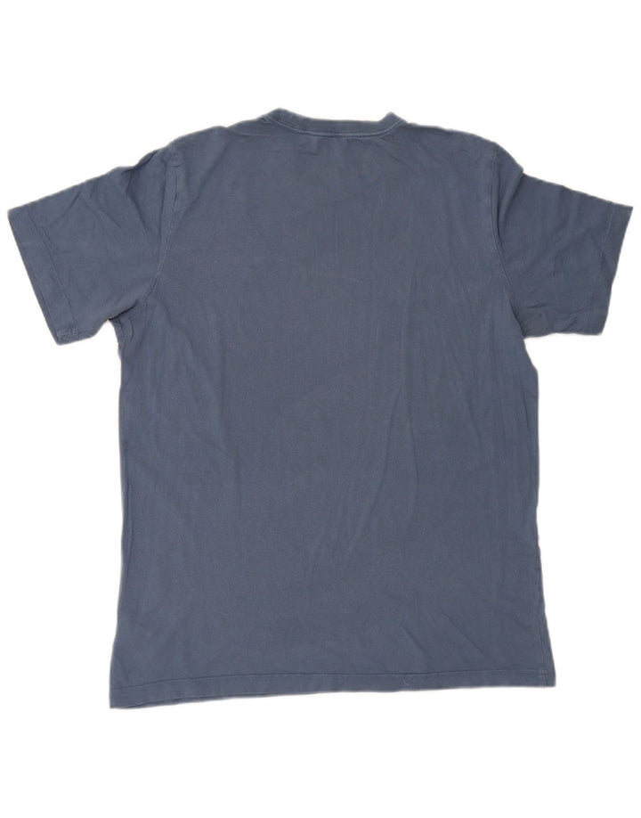 Męska koszulka graficzna Adidas Top Medium Granatowa, bawełniana