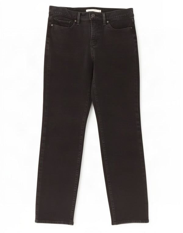 Damskie jeansy Levi's 314 Shaping Straight W29 L28 Czarne