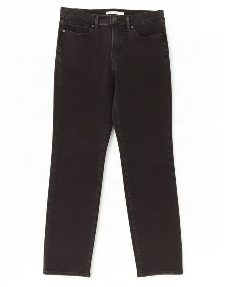 Damskie jeansy Levi's 314 Shaping Straight W29 L28 Czarne
