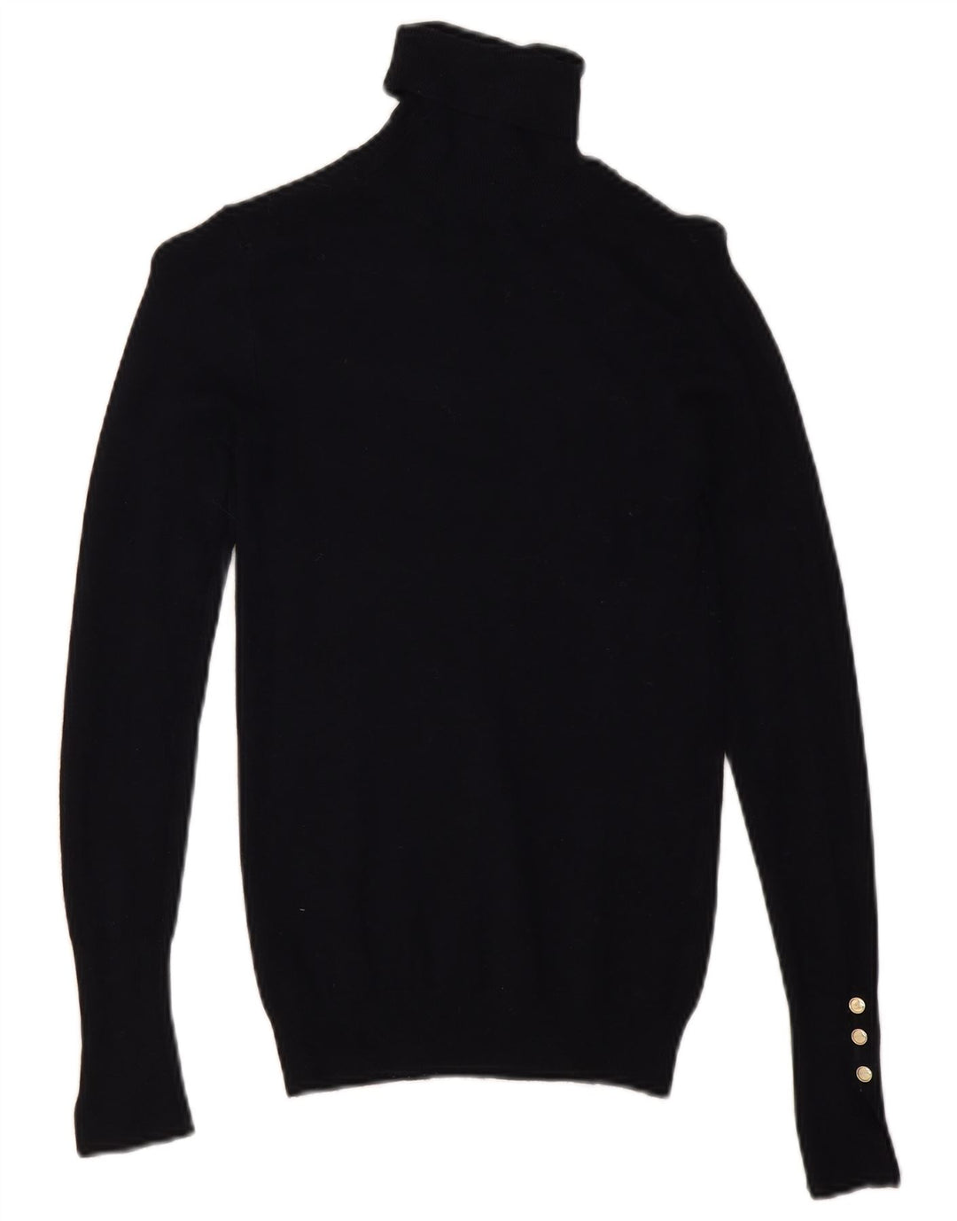Damski sweter z golfem Zara UK 8 Small Granatowa wiskoza