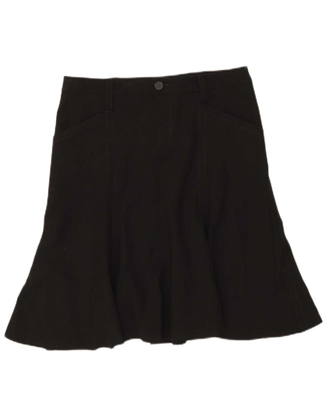 Spódnica damska Zara w kształcie litery A EU 42 Large W32 Czarny Rayon