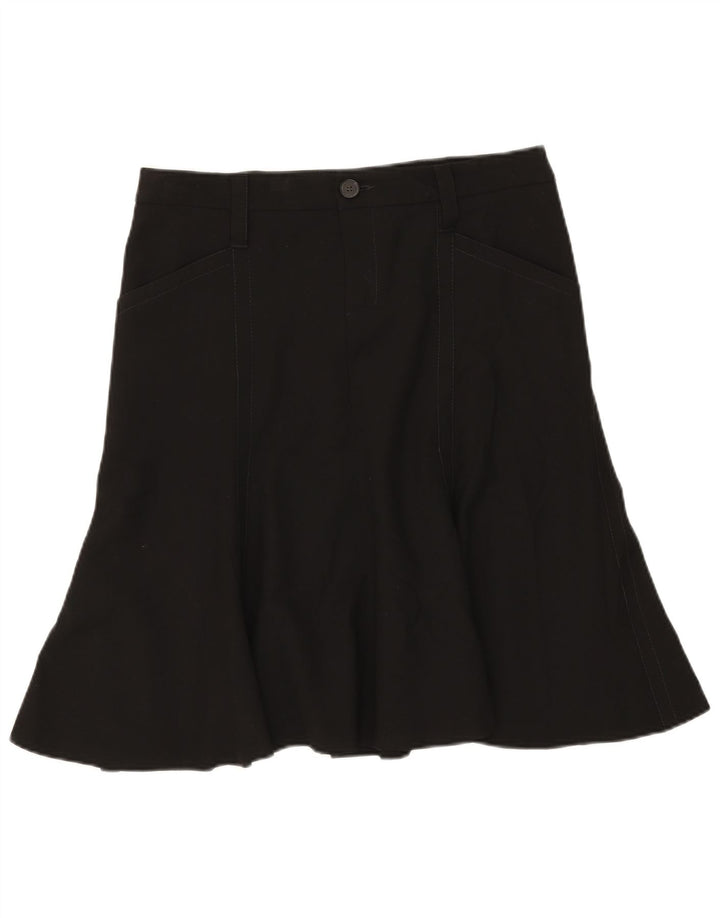 Spódnica damska Zara w kształcie litery A EU 42 Large W32 Czarny Rayon