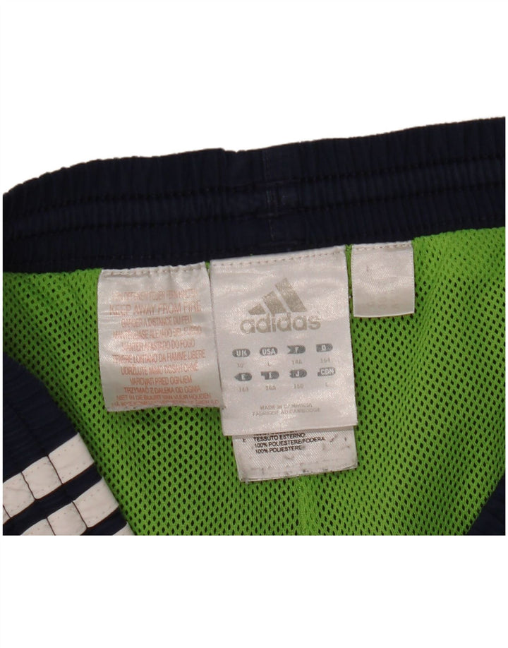 Męskie spodenki sportowe Adidas Predator, średni granatowy, poliester z blokami kolorów