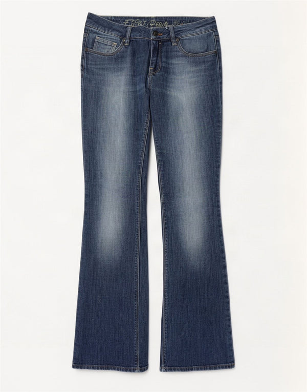 Damskie jeansy typu Bootcut Esprit z niską talią UK 12 Medium W32 L34 Niebieskie