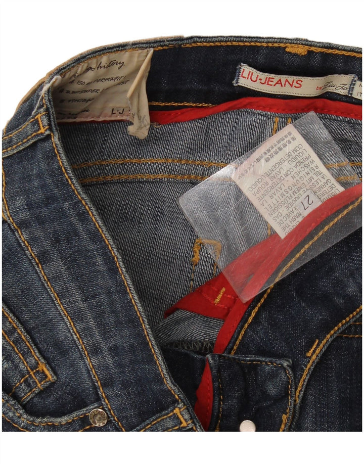 Damskie jeansy Liu Jo W27 L34 Granatowe