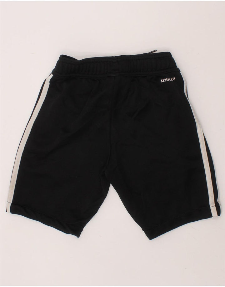 ADIDAS Boys Aeroready Sport Shorts 7-8 Years  Black Polyester Vintage Adidas and Second-Hand Adidas from Messina Hembry 