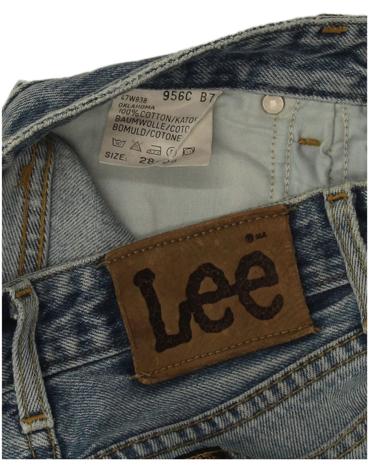 Damskie jeansy Lee Oklahoma Tapered W28 L29 Niebieskie bawełniane