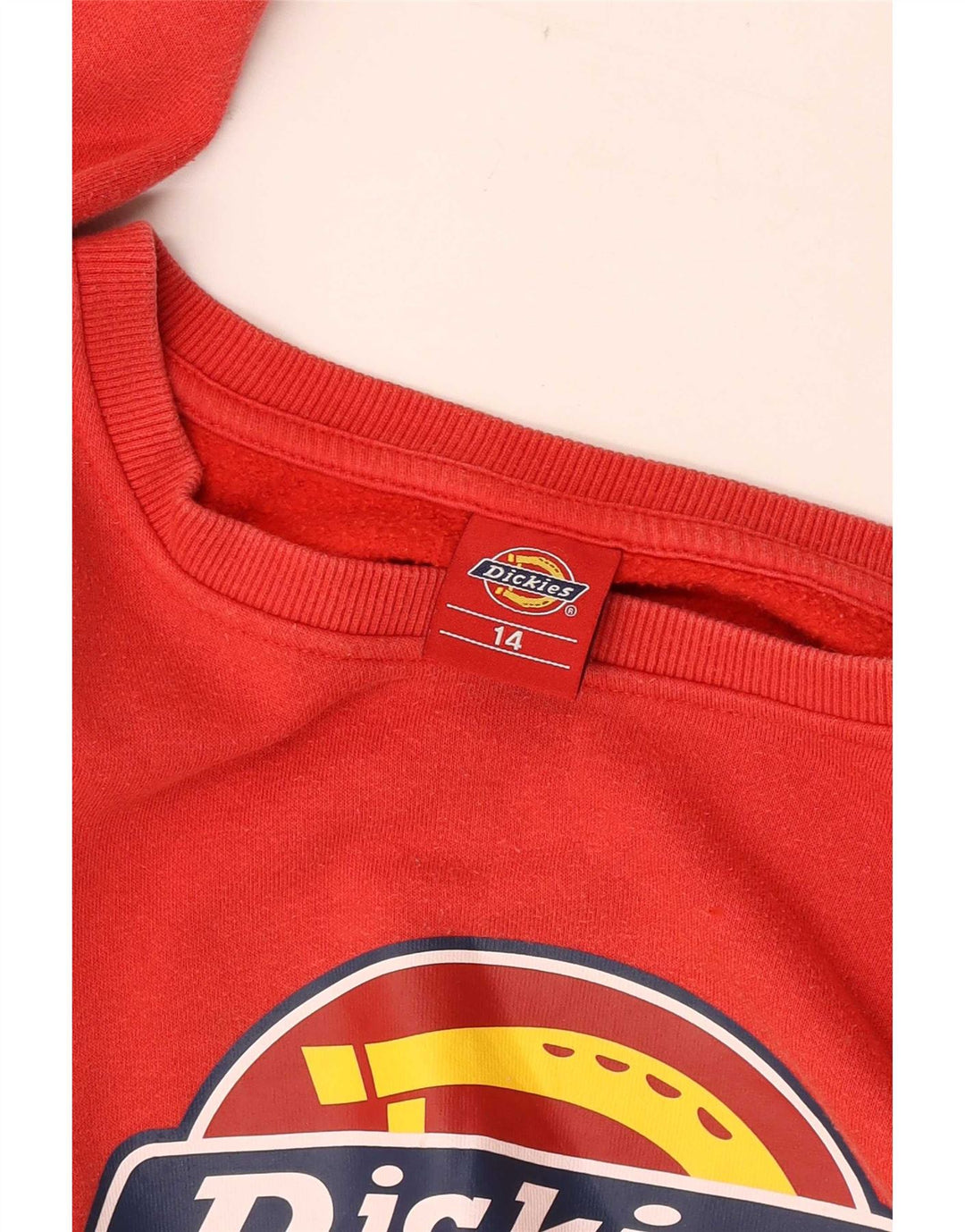 Chłopięca bluza z grafiką Dickies, 13-14 lat, czerwona