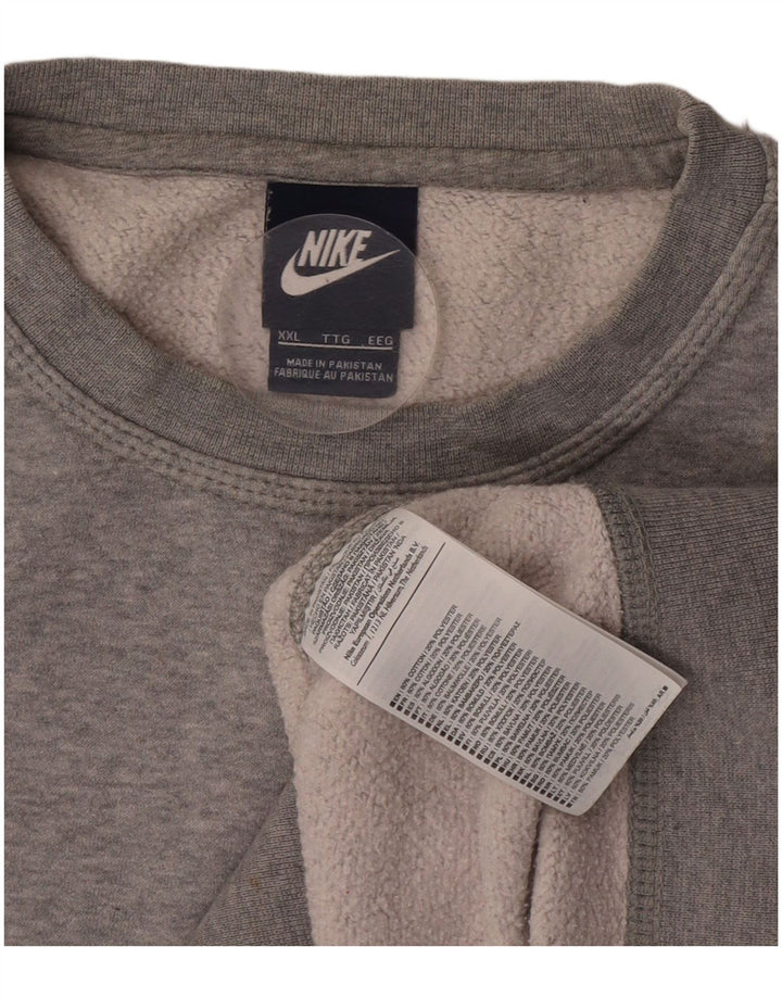 Męska bluza dresowa Nike 2XL Szara bawełna