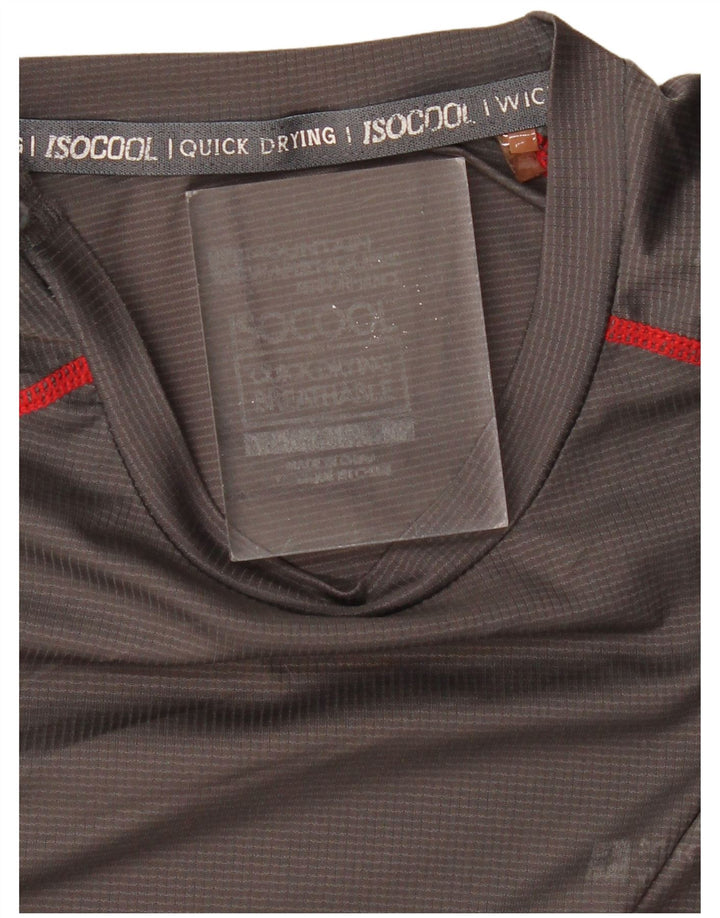 Męski t-shirt MOUNTAIN WAREHOUSE w małą szarą kratkę