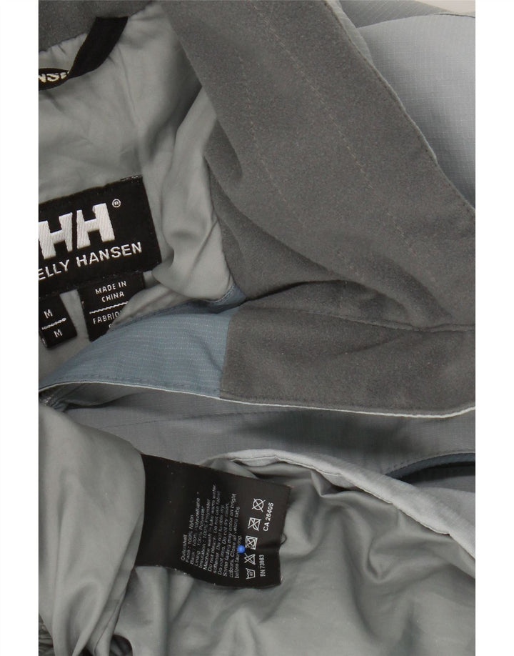 Damska kurtka wiatrówka z kapturem HELLY HANSEN UK 14, średni niebieski nylon