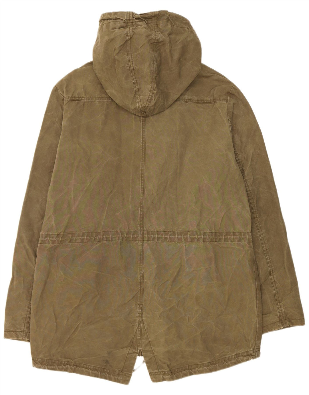 Męska kurtka parka z kapturem Bomboogie UK 42 XL, bawełna khaki
