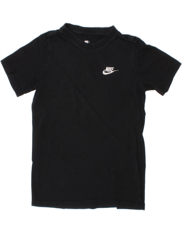 NIKE Boys T-Shirt Top 9-10 Years Medium  Black Cotton Vintage Nike and Second-Hand Nike from Messina Hembry 