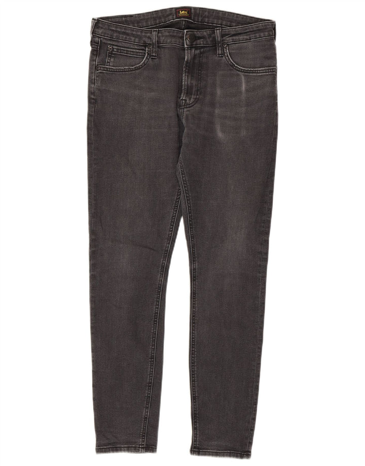 Męskie jeansy Lee Malone Skinny W32 L30, szara bawełna