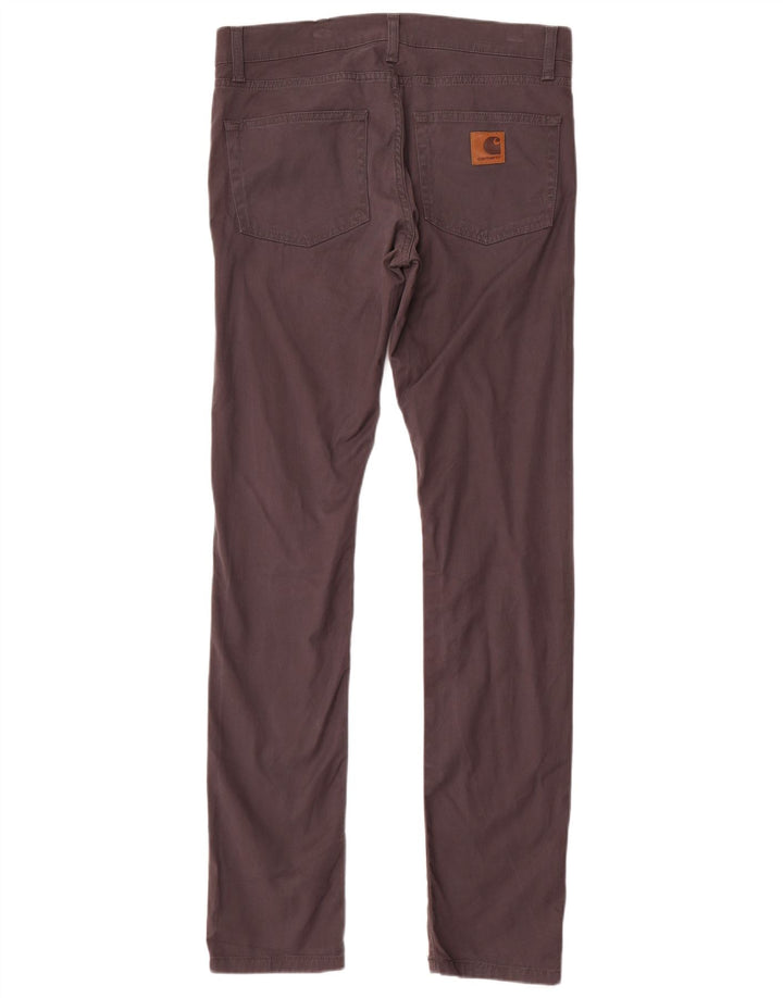 Męskie spodnie typu slim casual Carhartt W32 L34 Szara bawełna