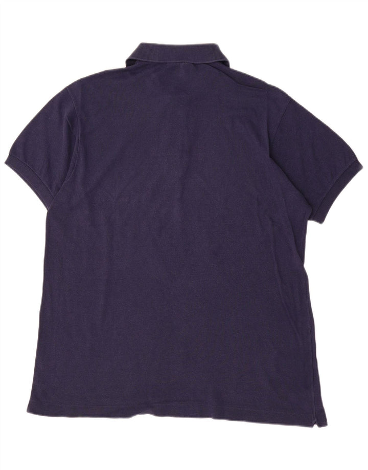 Męska koszulka polo LACOSTE, rozmiar 5, duża, granatowa, bawełniana